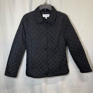 Calvin Klein Women's Quilted Black Puffer Jacket